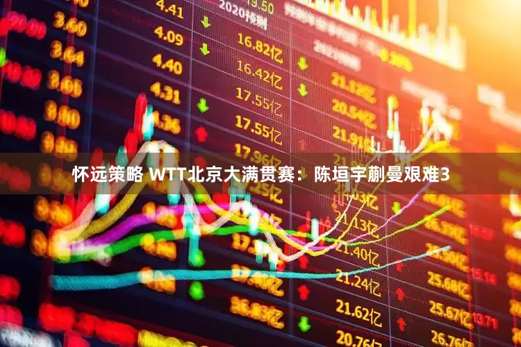 怀远策略 WTT北京大满贯赛：陈垣宇蒯曼艰难3