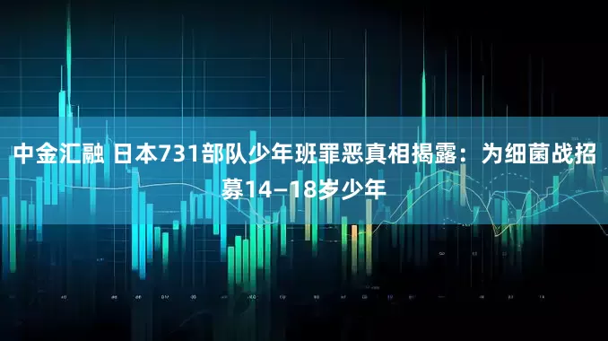 中金汇融 日本731部队少年班罪恶真相揭露：为细菌战招募14—18岁少年
